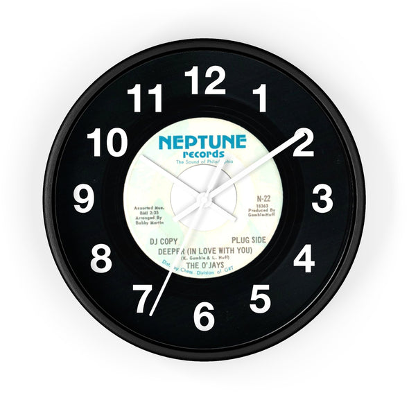 Neptune Records 45 Series Wall Clock