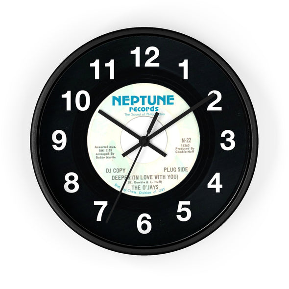 Neptune Records 45 Series Wall Clock
