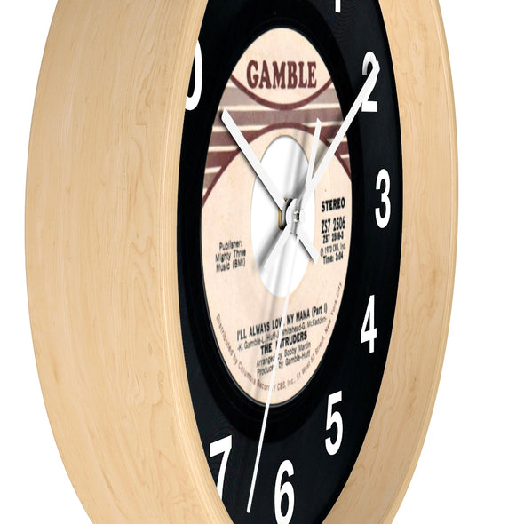 Gamble Records: I'll Always Love My Momma 45 Series Wall Clock
